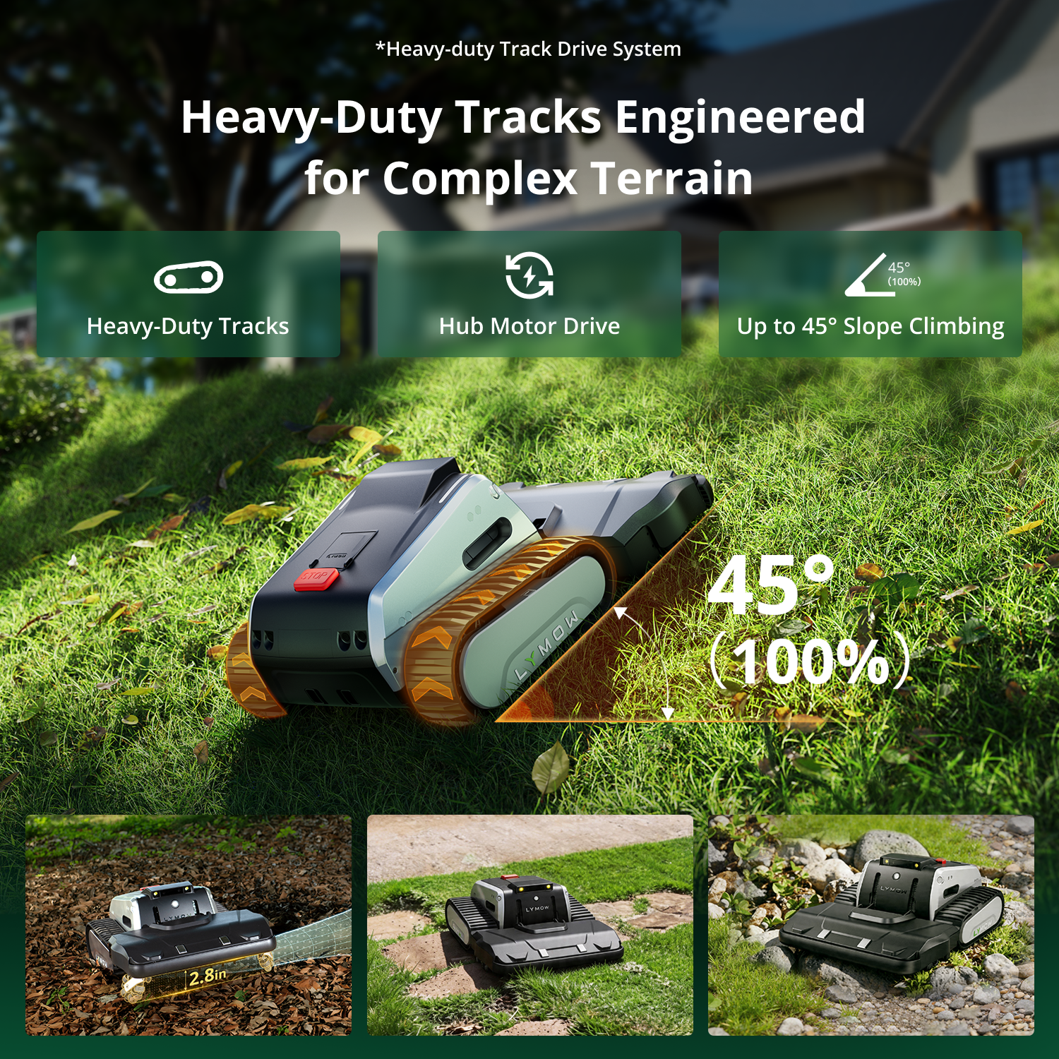Lymow One Plus Robotic Lawn Mower