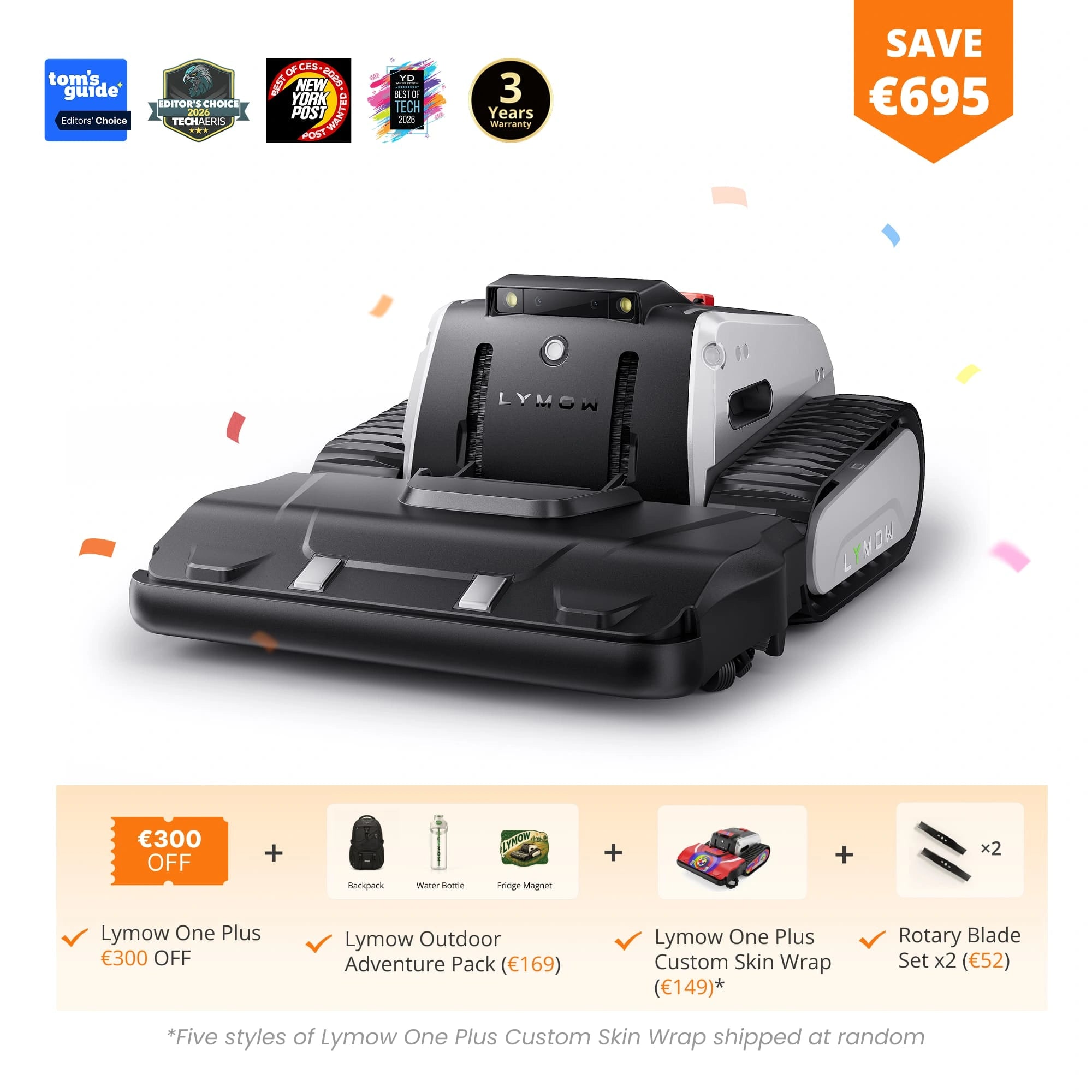 Lymow One Plus Robotic Lawn Mower