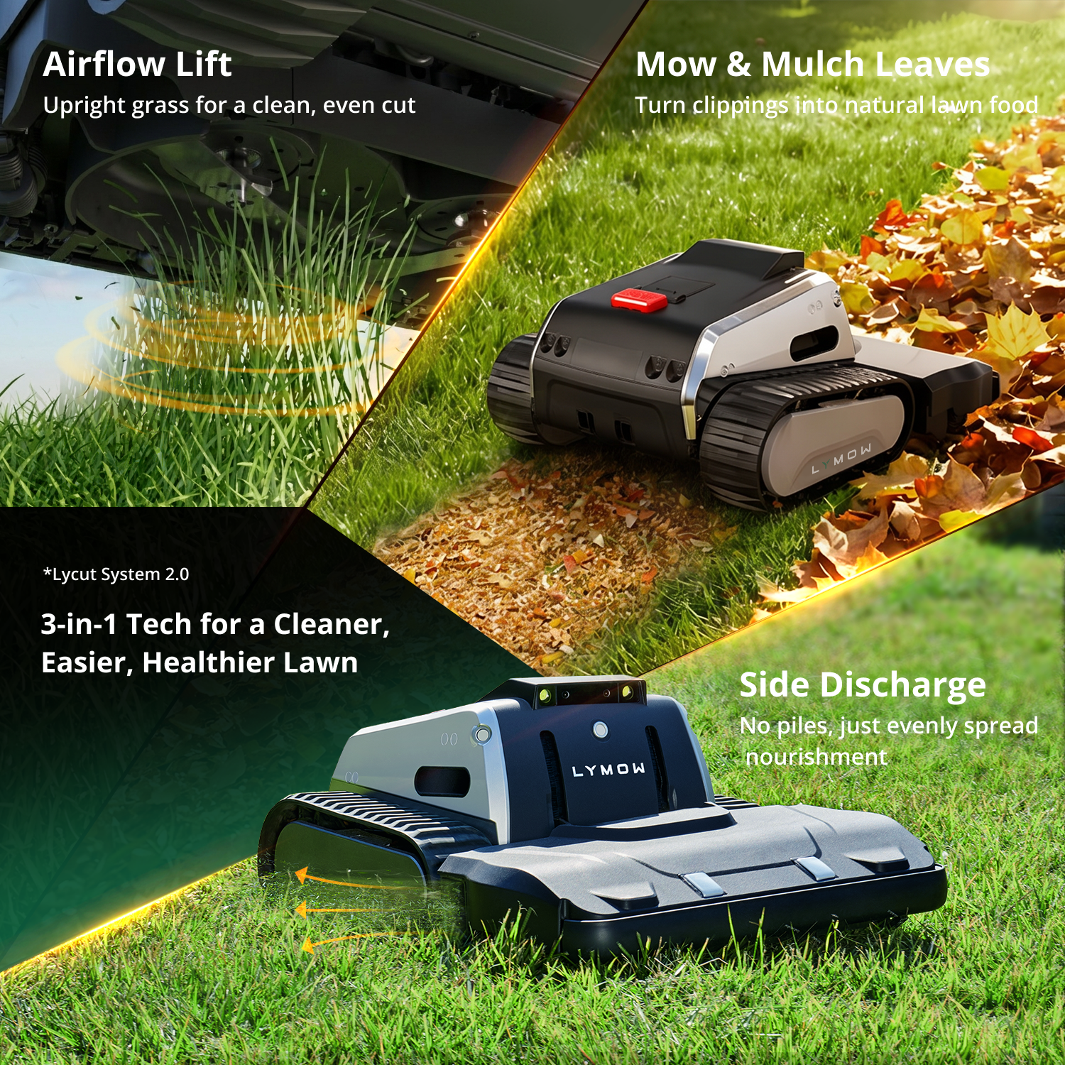 Lymow One Plus Robotic Lawn Mower