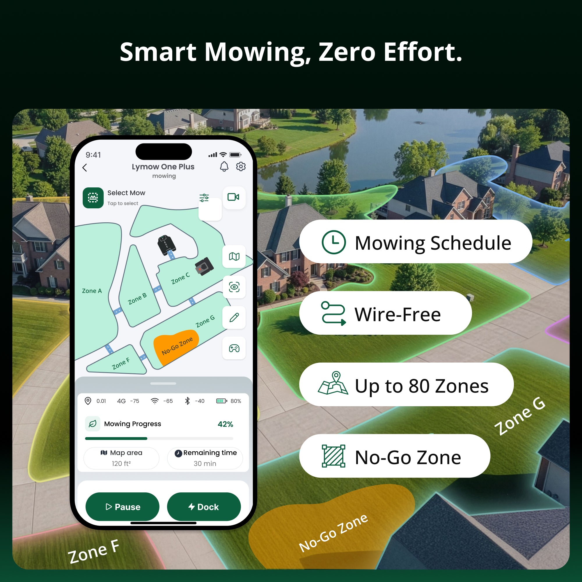 Lymow One Plus Robotic Lawn Mower